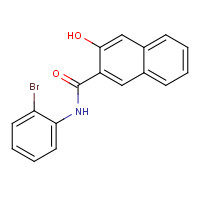 81092-75-3 N-(2-bromophenyl)-3-hydroxynaphthalene-2-carboxamide chemical structure