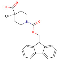 225240-57-3 1-(9H-fluoren-9-ylmethoxycarbonyl)-4-methylpiperidine-4-carboxylic acid chemical structure