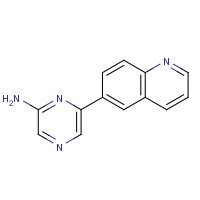 1454654-32-0 6-quinolin-6-ylpyrazin-2-amine chemical structure