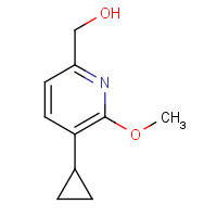 1310948-13-0 (5-cyclopropyl-6-methoxypyridin-2-yl)methanol chemical structure