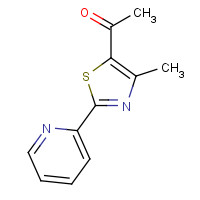 478257-65-7 1-(4-methyl-2-pyridin-2-yl-1,3-thiazol-5-yl)ethanone chemical structure