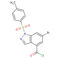 1245466-11-8 6-bromo-1-(4-methylphenyl)sulfonylindazole-4-carbonyl chloride chemical structure