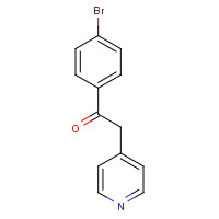 100397-96-4 1-(4-bromophenyl)-2-pyridin-4-ylethanone chemical structure