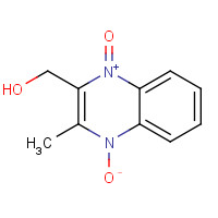 16915-79-0 (3-methyl-4-oxido-1-oxoquinoxalin-1-ium-2-yl)methanol chemical structure