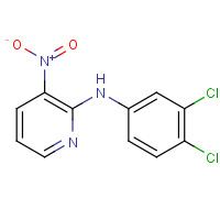 61963-82-4 N-(3,4-dichlorophenyl)-3-nitropyridin-2-amine chemical structure