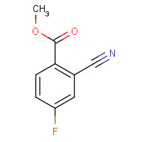 127510-96-7 methyl 2-cyano-4-fluorobenzoate chemical structure