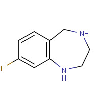 620948-83-6 8-fluoro-2,3,4,5-tetrahydro-1H-1,4-benzodiazepine chemical structure