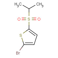 1020743-47-8 2-bromo-5-propan-2-ylsulfonylthiophene chemical structure