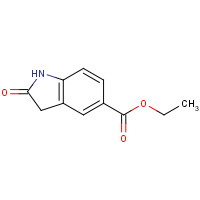 61394-49-8 ethyl 2-oxo-1,3-dihydroindole-5-carboxylate chemical structure