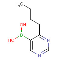 1072945-78-8 (4-butylpyrimidin-5-yl)boronic acid chemical structure