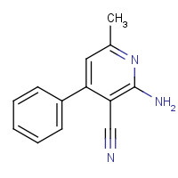 18631-33-9 2-amino-6-methyl-4-phenylpyridine-3-carbonitrile chemical structure