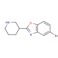 885275-09-2 5-bromo-2-piperidin-3-yl-1,3-benzoxazole chemical structure