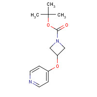 926906-38-9 tert-butyl 3-pyridin-4-yloxyazetidine-1-carboxylate chemical structure
