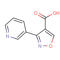 1083246-20-1 3-pyridin-3-yl-1,2-oxazole-4-carboxylic acid chemical structure