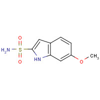 100587-71-1 6-methoxy-1H-indole-2-sulfonamide chemical structure