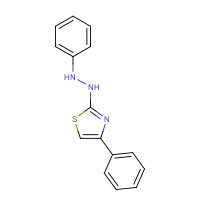 66181-55-3 1-phenyl-2-(4-phenyl-1,3-thiazol-2-yl)hydrazine chemical structure