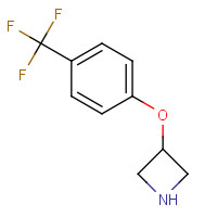 76263-21-3 3-[4-(trifluoromethyl)phenoxy]azetidine chemical structure