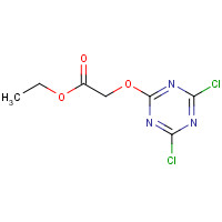 871487-67-1 ethyl 2-[(4,6-dichloro-1,3,5-triazin-2-yl)oxy]acetate chemical structure