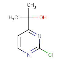 1312535-77-5 2-(2-chloropyrimidin-4-yl)propan-2-ol chemical structure
