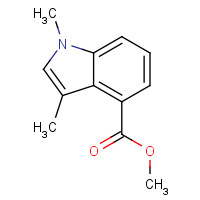 1431308-43-8 methyl 1,3-dimethylindole-4-carboxylate chemical structure
