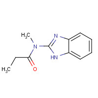 21694-43-9 N-(1H-benzimidazol-2-yl)-N-methylpropanamide chemical structure