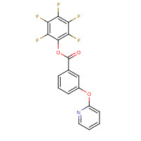 921938-61-6 (2,3,4,5,6-pentafluorophenyl) 3-pyridin-2-yloxybenzoate chemical structure