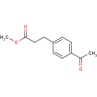 91671-15-7 methyl 3-(4-acetylphenyl)propanoate chemical structure