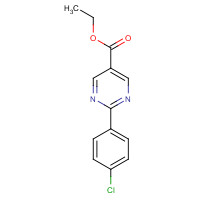 304693-58-1 ethyl 2-(4-chlorophenyl)pyrimidine-5-carboxylate chemical structure