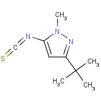 1349718-07-5 3-tert-butyl-5-isothiocyanato-1-methylpyrazole chemical structure
