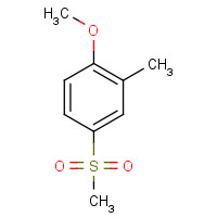 50390-79-9 1-methoxy-2-methyl-4-methylsulfonylbenzene chemical structure