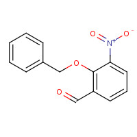 101340-38-9 3-nitro-2-phenylmethoxybenzaldehyde chemical structure
