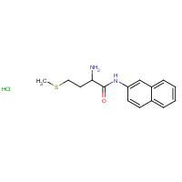97405-58-8 2-amino-4-methylsulfanyl-N-naphthalen-2-ylbutanamide;hydrochloride chemical structure