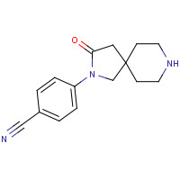 685544-35-8 4-(3-oxo-2,8-diazaspiro[4.5]decan-2-yl)benzonitrile chemical structure