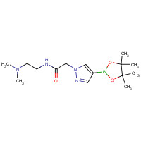 1201790-41-1 N-[2-(dimethylamino)ethyl]-2-[4-(4,4,5,5-tetramethyl-1,3,2-dioxaborolan-2-yl)pyrazol-1-yl]acetamide chemical structure