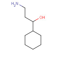 126679-00-3 3-amino-1-cyclohexylpropan-1-ol chemical structure