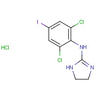 108294-53-7 N-(2,6-dichloro-4-iodophenyl)-4,5-dihydro-1H-imidazol-2-amine;hydrochloride chemical structure