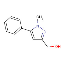 124344-98-5 (1-methyl-5-phenylpyrazol-3-yl)methanol chemical structure