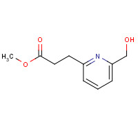 868769-89-5 methyl 3-[6-(hydroxymethyl)pyridin-2-yl]propanoate chemical structure