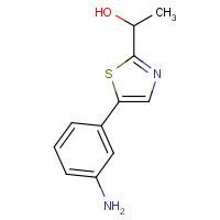 1312535-28-6 1-[5-(3-aminophenyl)-1,3-thiazol-2-yl]ethanol chemical structure