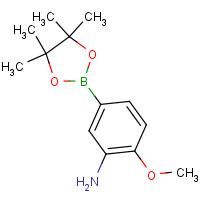 1000339-10-5 2-methoxy-5-(4,4,5,5-tetramethyl-1,3,2-dioxaborolan-2-yl)aniline chemical structure