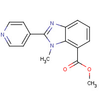 1356481-36-1 methyl 3-methyl-2-pyridin-4-ylbenzimidazole-4-carboxylate chemical structure