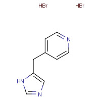 699020-93-4 4-(1H-imidazol-5-ylmethyl)pyridine;dihydrobromide chemical structure