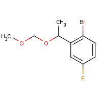 905710-67-0 1-bromo-4-fluoro-2-[1-(methoxymethoxy)ethyl]benzene chemical structure