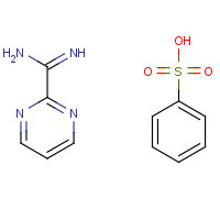16879-48-4 benzenesulfonic acid;pyrimidine-2-carboximidamide chemical structure