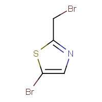 1312537-34-0 5-bromo-2-(bromomethyl)-1,3-thiazole chemical structure