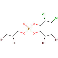 22945-76-2 bis(2,3-dibromopropyl) 2,3-dichloropropyl phosphate chemical structure
