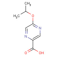 1344086-34-5 5-propan-2-yloxypyrazine-2-carboxylic acid chemical structure