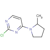 1249364-22-4 2-chloro-4-(2-methylpyrrolidin-1-yl)pyrimidine chemical structure