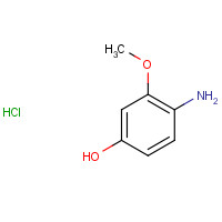 37966-57-7 4-amino-3-methoxyphenol;hydrochloride chemical structure