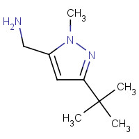 1243817-09-5 (5-tert-butyl-2-methylpyrazol-3-yl)methanamine chemical structure